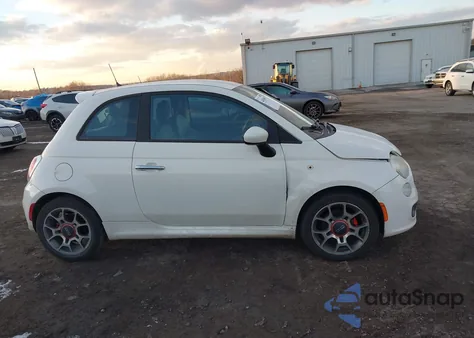 2012 Fiat 500 Sport z USA, uszkodzony, nr VIN 3C3CFFBR8CT127262